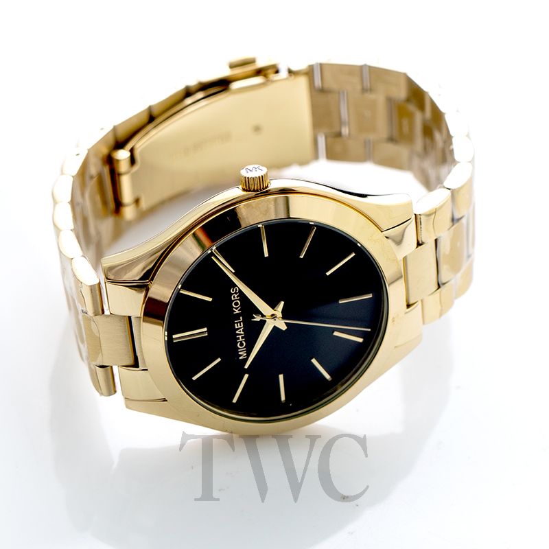 michael kors gold watch black face