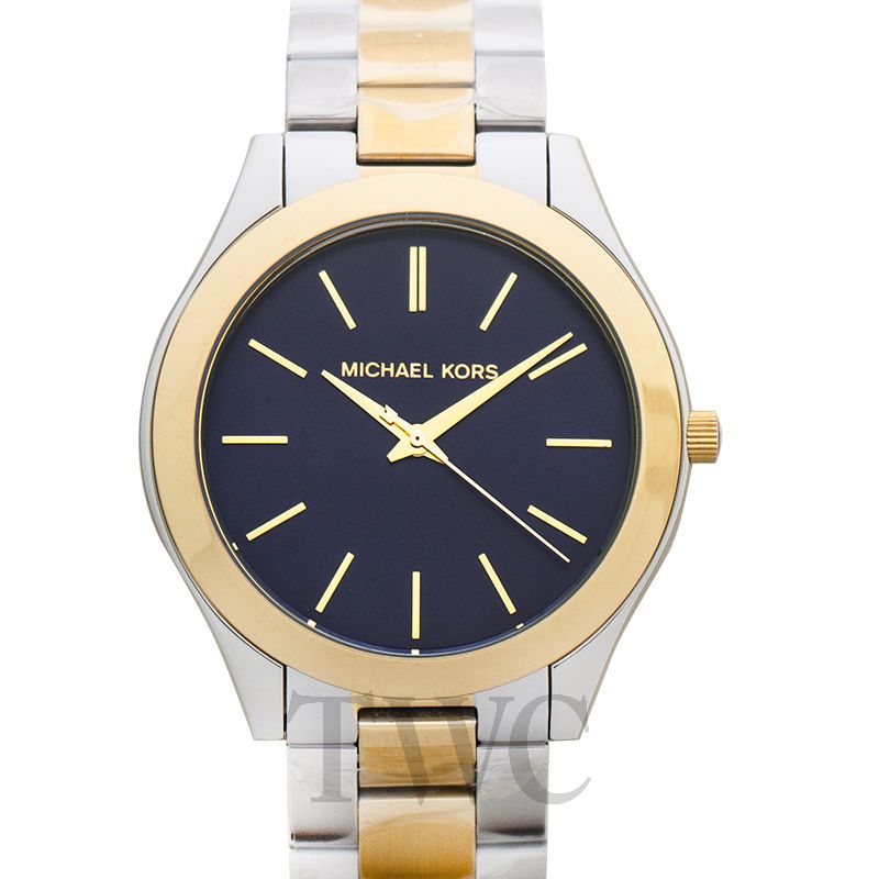 michael kors runway two tone smartwatch