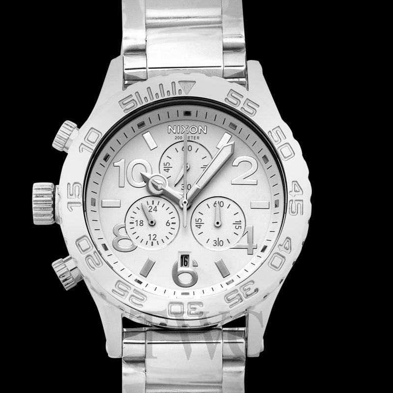 魅了 Nixon ニクソン 腕時計 ニクソン 腕時計(アナログ) 腕時計 48－20 限定白黒カラー - morikawashoji.co.jp