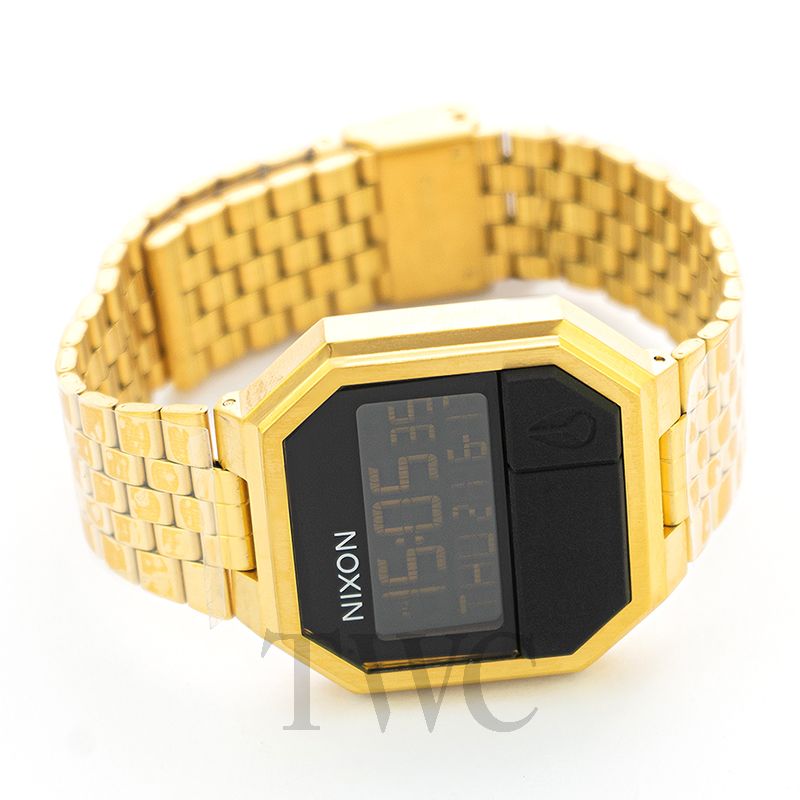Nixon gold digital discount watch