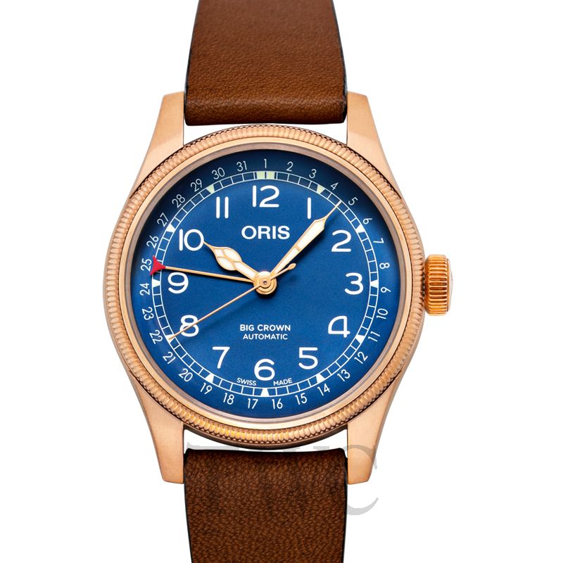 Leather strap brown - Watches - 07 5 20 58BR - Oris. Swiss Watches