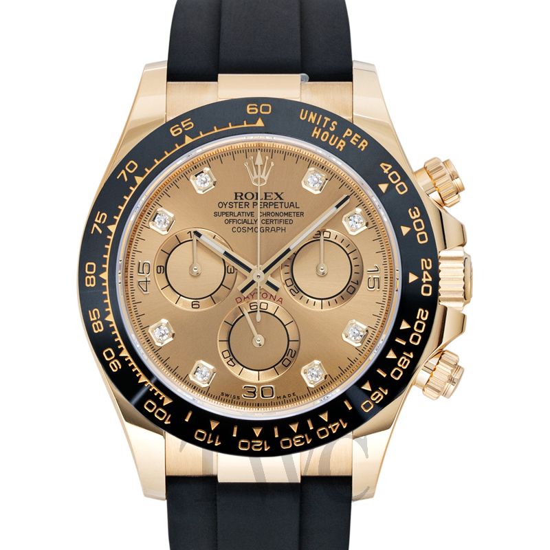 rolex daytona yellow gold champagne dial