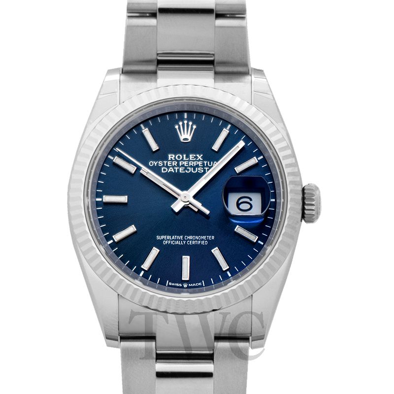 rolex datejust blue 36