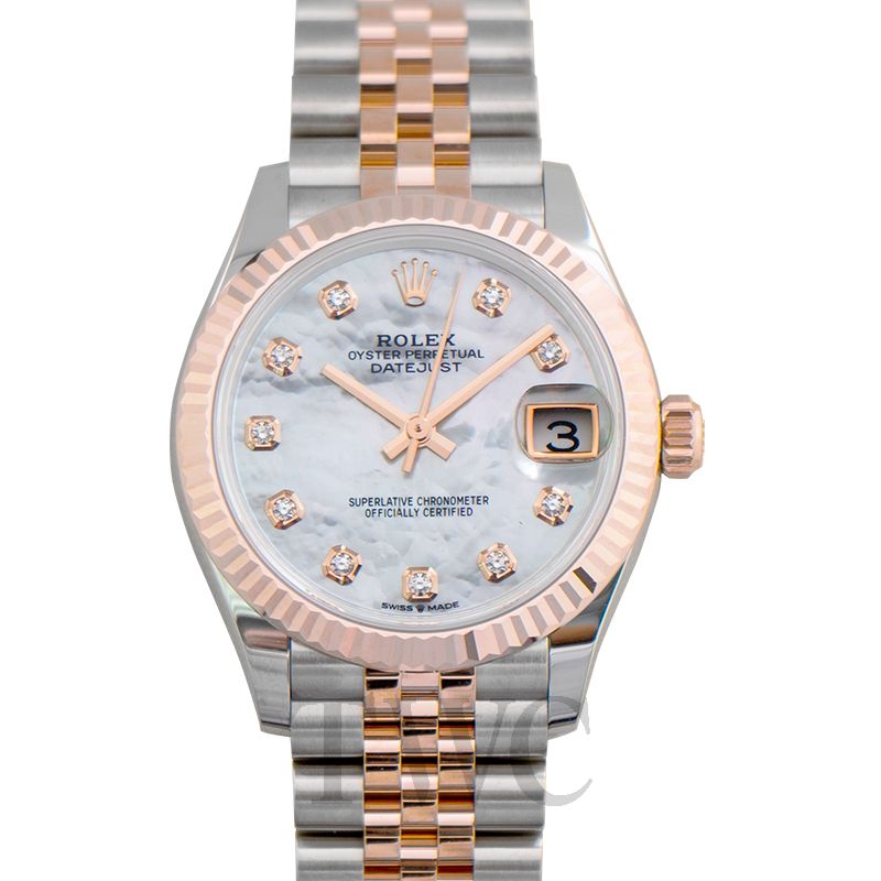 rolex datejust pearl dial