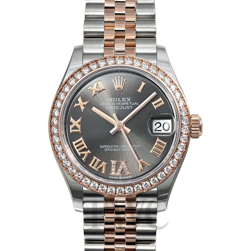 rolex diamond steel and 18ct everose gold price