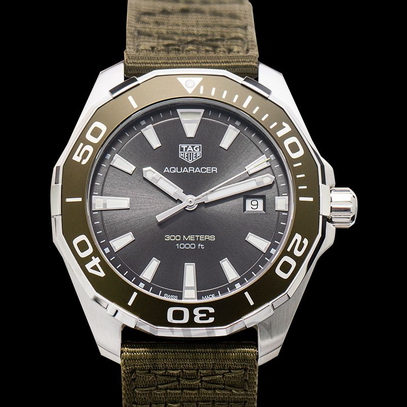 Tag heuer hot sale aquaracer textile strap