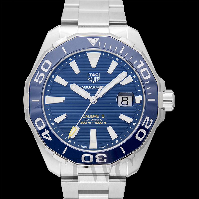 Authentic Tag Heuer Automatic Aquaracer Calibre 5 Way201B-0 Mens Watch