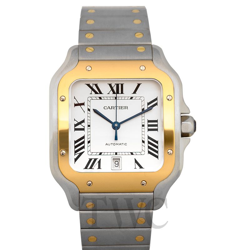 gents cartier santos watch