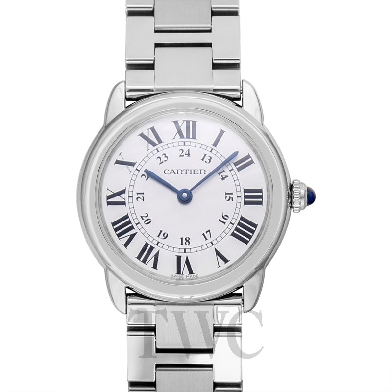 cartier women's stainless steel watch