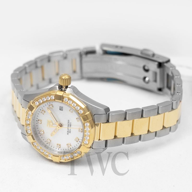 Tag Heuer Aquaracer Ladies 18K Yellow Gold and Steel Watch WBD1421.BB0321