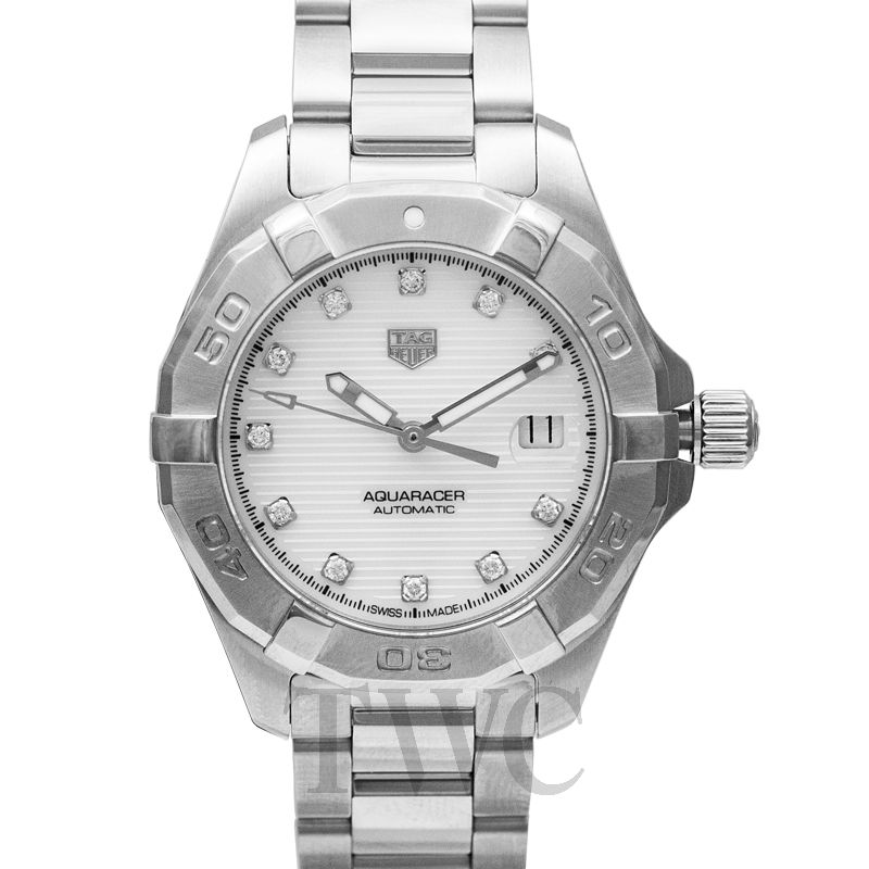 Tag Heuer Aquaracer White Mother of Pearl Dial Ladies Watch