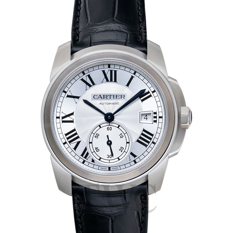 cartier calibre silver