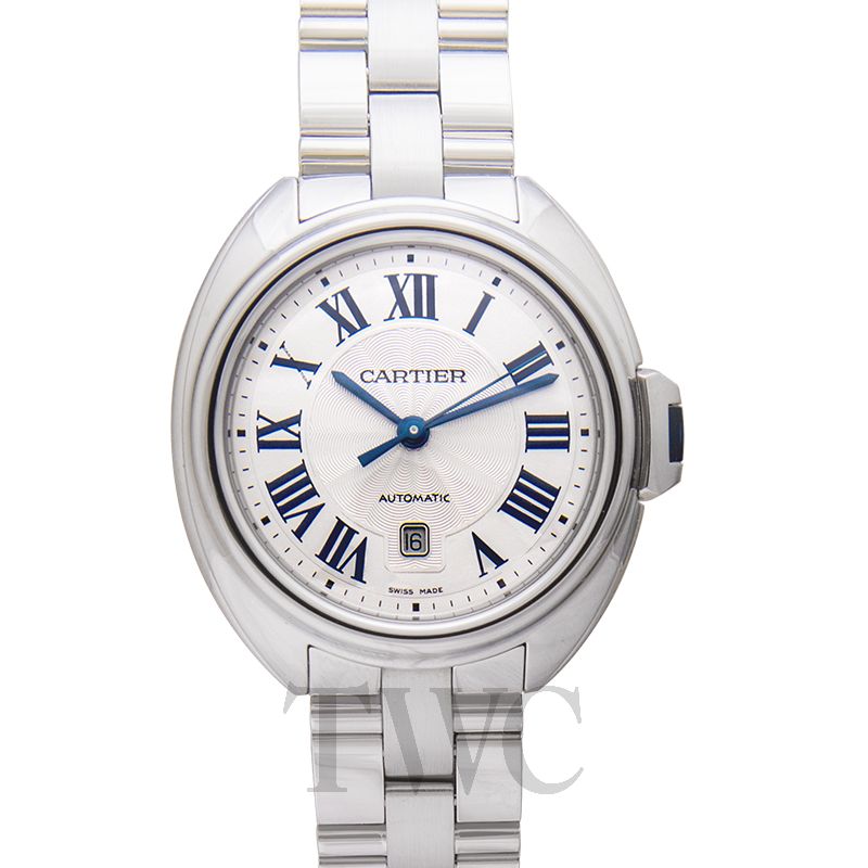 cartier ladies silver watches