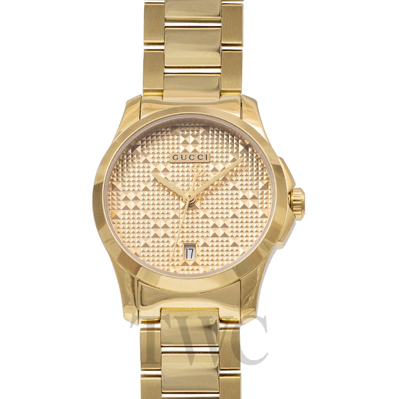 gucci yellow gold watch