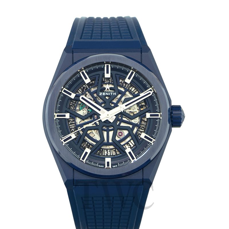 Zenith Defy Classic Ceramic Automatic Black Skeleton Dial Men's Watch 49.9000.670/77.R782