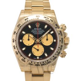 Rolex daytona yellow gold black dial online