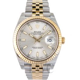 datejust 41 silver jubilee