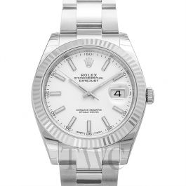 White face hotsell rolex datejust