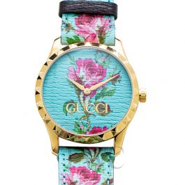 floral gucci watch