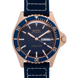Mido Ocean Star Tribute Gradient Grey Dial Rubber Strap