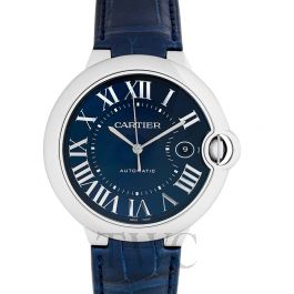 cartier blue dial watch