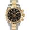 Rolex Cosmograph Daytona Black Dial Diamond Indexes Yellow Gold Men's Watch 116503 Black G image 1