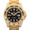 Rolex GMT Master II Yellow Gold Diamond Bezel Automatic Black Dial Men's Watch 116758SA image 1