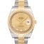 Rolex Datejust 41 Rolesor Yellow Fluted / Oyster / Champagne Diamond 126333-0011G image 1