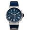 Ulysse Nardin Marine Chronograph Stainless Steel Automatic Blue Dial Men's Watch 1533-150-3/43 image 1