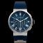 Ulysse Nardin Marine Chronograph Stainless Steel Automatic Blue Dial Men's Watch 1533-150-3/43 image 4