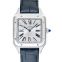 Cartier Santos-Dumont 38 x 27.5 mm Quartz Silver Dial Stainless Steel Small Ladies Watch WSSA0023 image 1