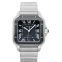 Cartier Santos de Large Automatic Grey Dial Men's Watch WSSA0037 image 1