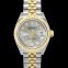 Rolex Lady-Datejust 28 Rolesor Yellow Fluted / Jubilee / Silver Diamond 279173-0007G image 4