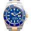 Rolex Submariner 18K Yellow Gold Automatic Blue Dial Men's Watch 126613LB-0002 image 1