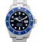 Rolex Submariner Automatic Black Dial Blue Bezel Chronometer Men's Watch 126619LB-0003 image 1
