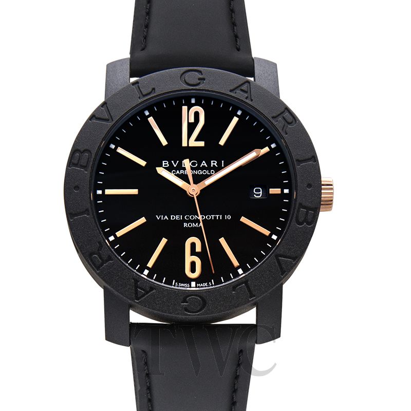 bvlgari leather watch