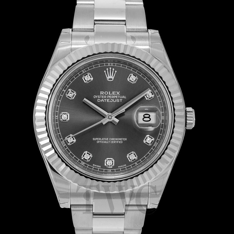 rolex datejust gray dial