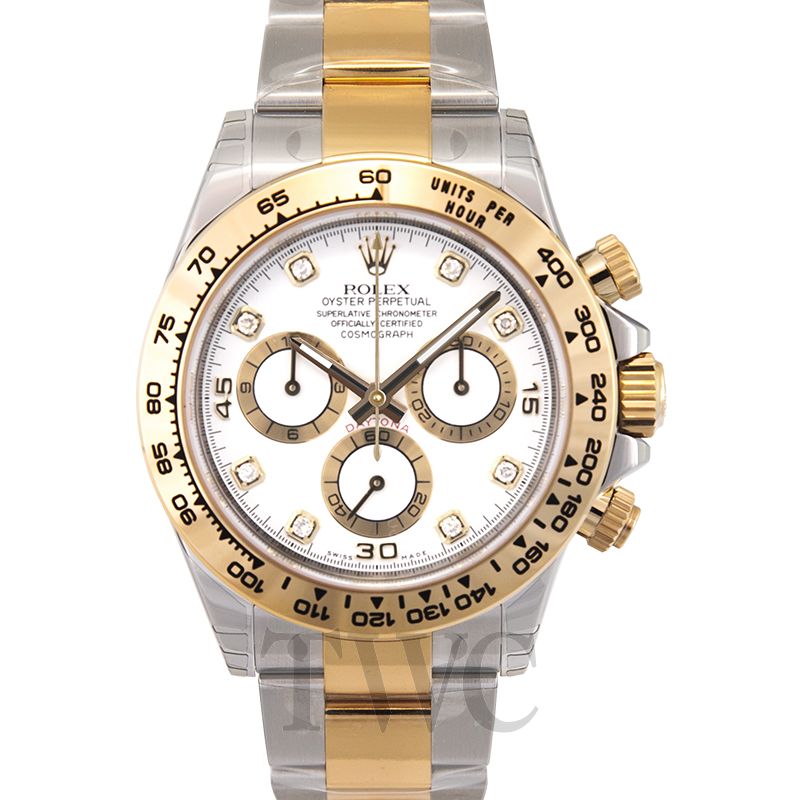 gold and white rolex