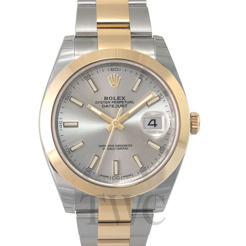 datejust 41 silver
