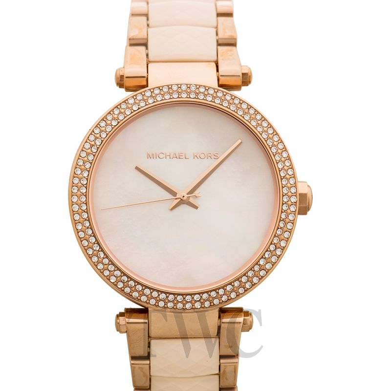 michael kors parker rose gold