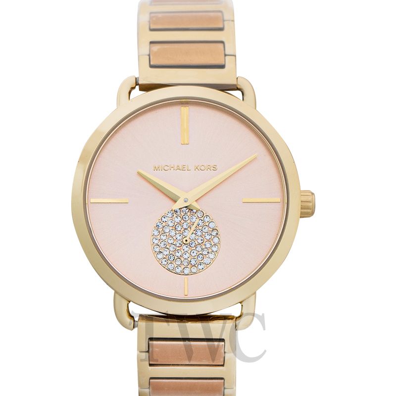 michael kors portia watch gold