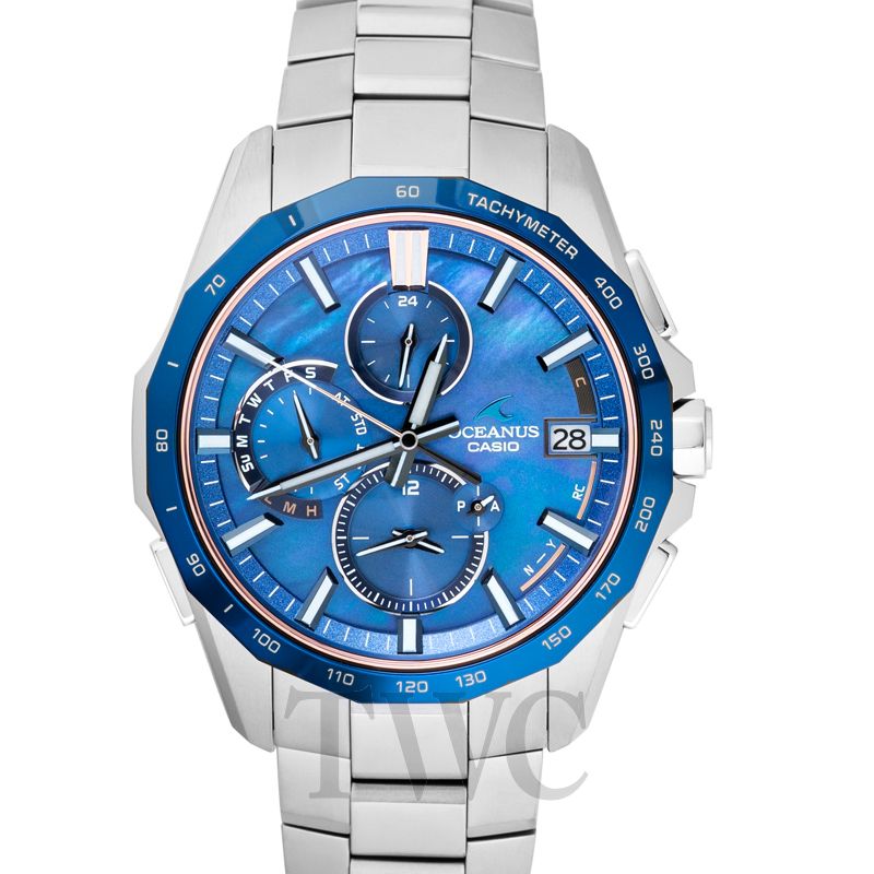 casio oceanus blue