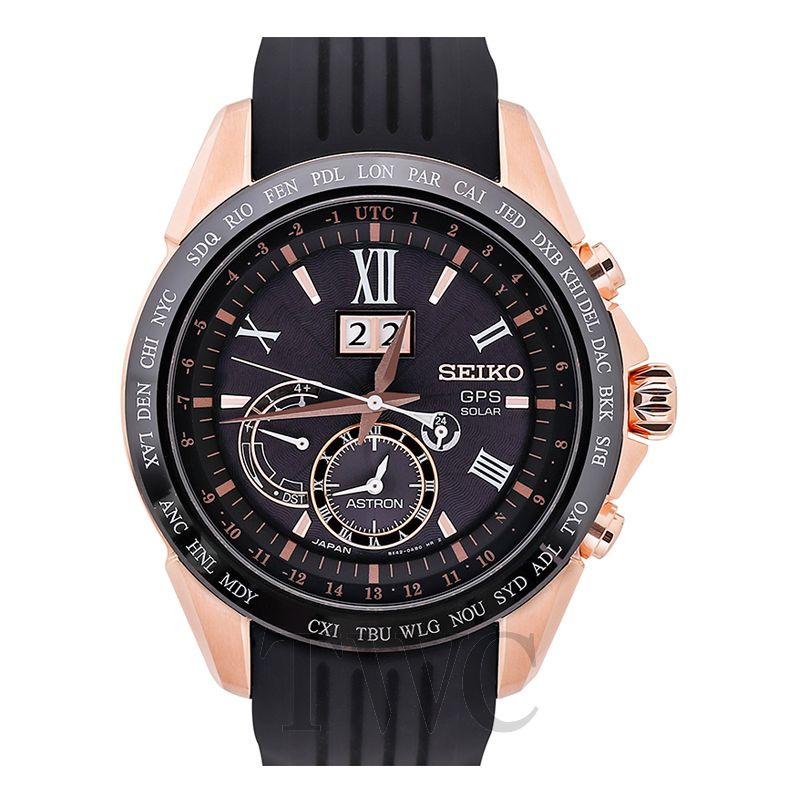 seiko astron rose gold