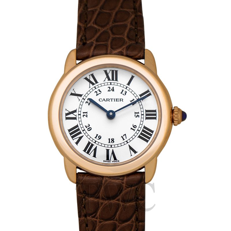 cartier 24k gold watch