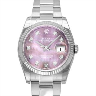 116233 black mop Rolex Datejust