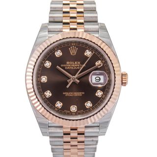 126301 Chocolate Oyster Rolex Datejust