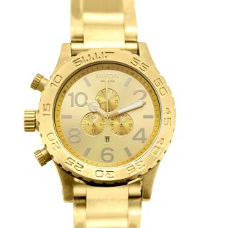 NIXON 42-20 CHRONO ゴールド腕時計　A037-1902 NIXON（ニクソン） 腕時計 42-20 CHRONO ゴールド A037-1902 A0371902