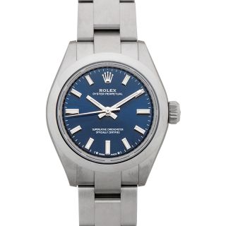 Rolex perpetual blue dial on sale