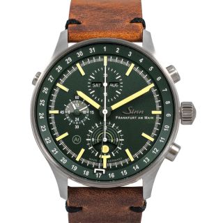 Sinn Instrument Chronographs 3006.011-Leather-CIVS0-Brw-DSB