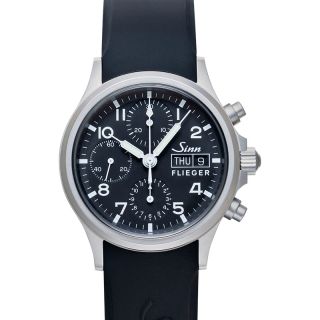 Sinn Instrument Chronographs 356.022-Silicone-LFC-Blk